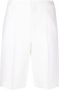Saint Laurent Shorts met krijtstreep Wit - Thumbnail 1