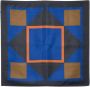 Saint Laurent Sjaal met geometrisch patroon Blauw - Thumbnail 1