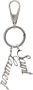 Saint Laurent Sleutelhanger met logo-amulet Zilver - Thumbnail 1