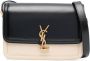 Saint Laurent Solferino tweekleurige schoudertas Zwart - Thumbnail 1