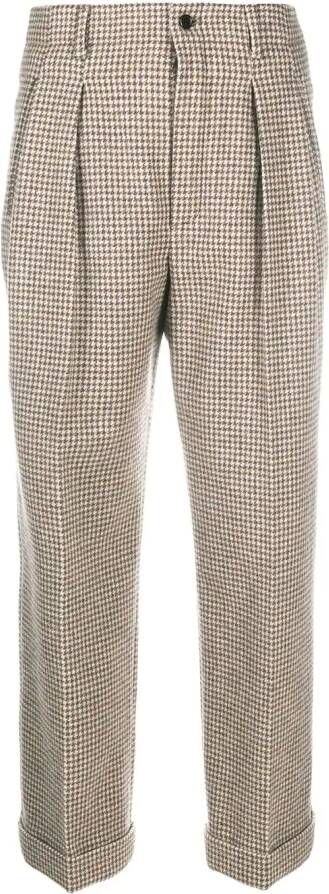 Saint Laurent Straight broek Beige