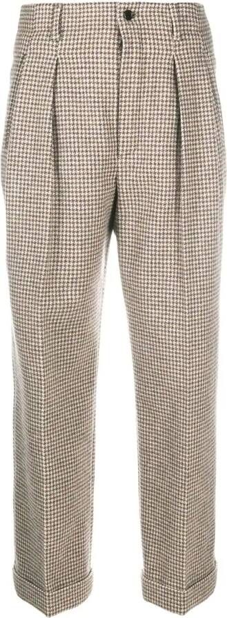 Saint Laurent Straight broek Beige