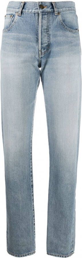 Saint Laurent Straight jeans Blauw