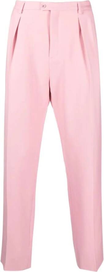 Saint Laurent Straight pantalon Roze