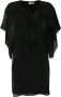 Saint Laurent Strandtuniek Zwart - Thumbnail 1