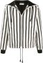 Saint Laurent Stropdas met streep Wit - Thumbnail 1
