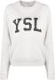 Saint Laurent Sweater met logoprint Beige - Thumbnail 1