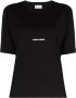 Saint Laurent T-shirt met logoprint Zwart - Thumbnail 1
