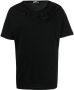 Saint Laurent T-shirt met uitgesneden details Zwart - Thumbnail 1