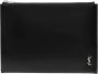 Saint Laurent Tablethouder met monogram Zwart - Thumbnail 1