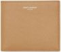 Saint Laurent Leren portemonnee Beige - Thumbnail 1