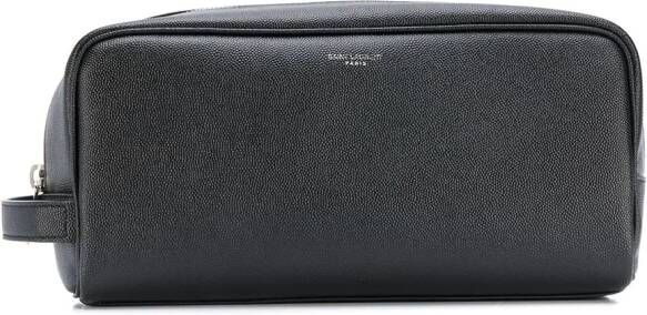 Saint Laurent Toilettas met print Zwart
