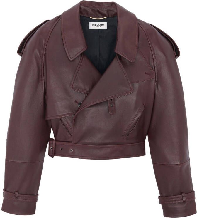Saint Laurent Cropped jack Rood