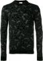 Saint Laurent Trui met jacquarddessin Zwart - Thumbnail 1
