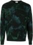 Saint Laurent Trui met print Zwart - Thumbnail 1