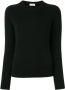 Saint Laurent Trui met ronde hals Zwart - Thumbnail 1
