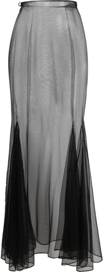 Saint Laurent Tulen rok Zwart