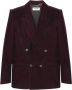 Saint Laurent Blazer met fluwelen afwerking Rood - Thumbnail 1