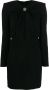 Saint Laurent Verfraaide mini-jurk Zwart - Thumbnail 1