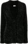 Saint Laurent Vest met V-hals Zwart - Thumbnail 1