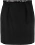 Saint Laurent Wollen rok Zwart - Thumbnail 1