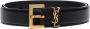 Saint Laurent Leren armband Zwart - Thumbnail 1