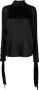 Saint Laurent Zijden blouse Zwart - Thumbnail 1