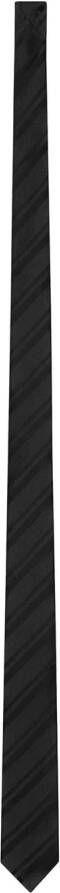 Saint Laurent Zijden stropdas Zwart