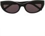 Saint Laurent Eyewear Zonnebril met cat-eye montuur Zwart - Thumbnail 1