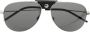 Saint Laurent Zonnebril met piloten montuur Zilver - Thumbnail 1