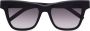 Saint Laurent Eyewear Zonnebril met rechthoekig montuur Zwart - Thumbnail 1