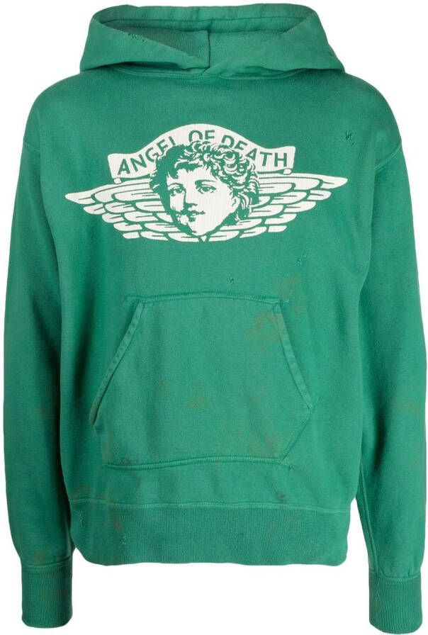 SAINT MXXXXXX Katoenen hoodie Groen