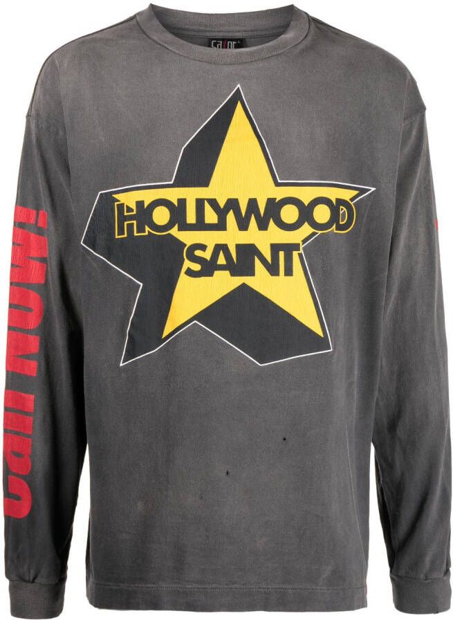 SAINT MXXXXXX T-shirt met print Grijs