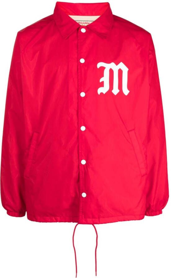 SAINT MXXXXXX Shirtjack met logoprint Rood