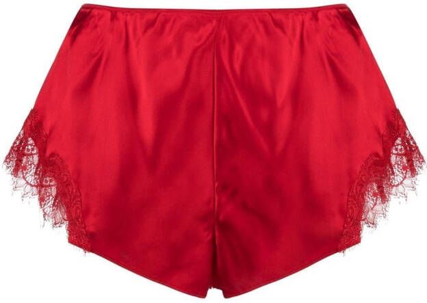 Sainted Sisters Zijden shorts Rood