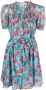 Saloni Blousejurk met bloemenprint Blauw - Thumbnail 1