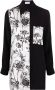 Ferragamo Blouse met vlakken Zwart - Thumbnail 1