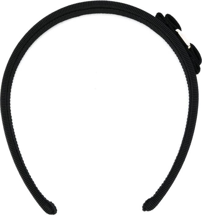 Salvatore Ferragamo Appliqued headband Black Dames