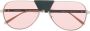 Ferragamo Zonnebril met piloten montuur Groen - Thumbnail 1