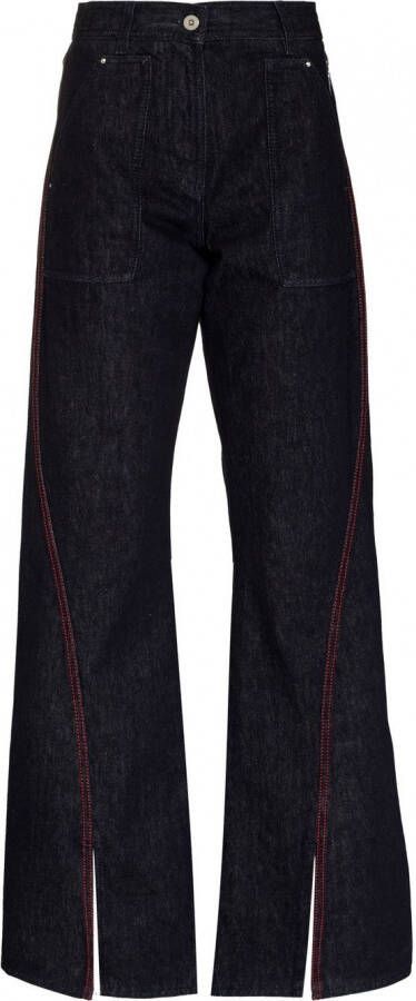 Ferragamo Jeans met wijde pijpen Blauw