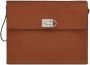 Ferragamo Gancini Studio clutch Bruin - Thumbnail 1