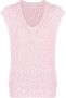 Ferragamo Gebreide bouclé top Roze - Thumbnail 1