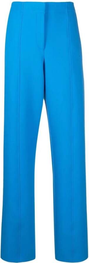 Ferragamo High waist broek Blauw