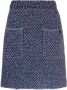 Ferragamo High waist mini-rok Blauw - Thumbnail 1
