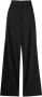 Ferragamo High waist plooibroek Zwart - Thumbnail 1