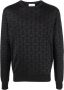 Ferragamo Intarsia trui Zwart - Thumbnail 1