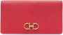 Ferragamo Leren portemonnee Rood - Thumbnail 1