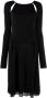 Ferragamo Midi-jurk met uitgesneden detail Zwart - Thumbnail 1