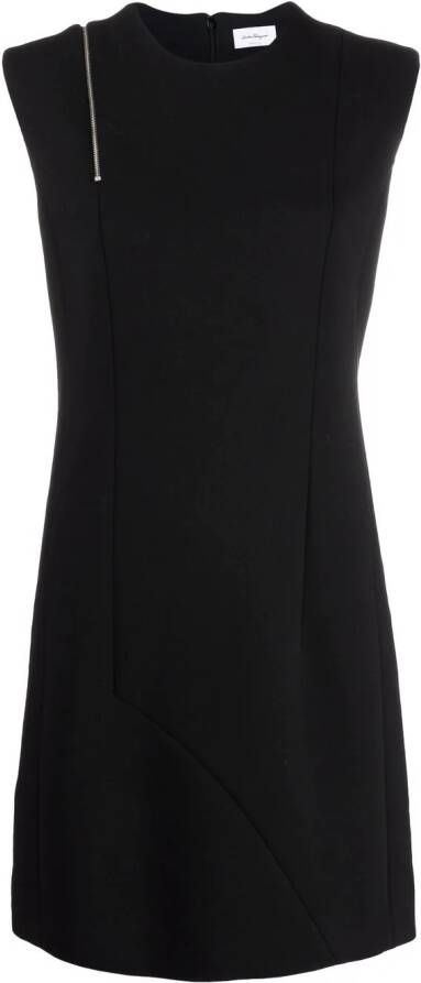 Ferragamo Mini-jurk met rits Zwart