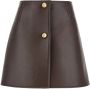 Ferragamo Mini-rok met A-lijn Bruin - Thumbnail 1